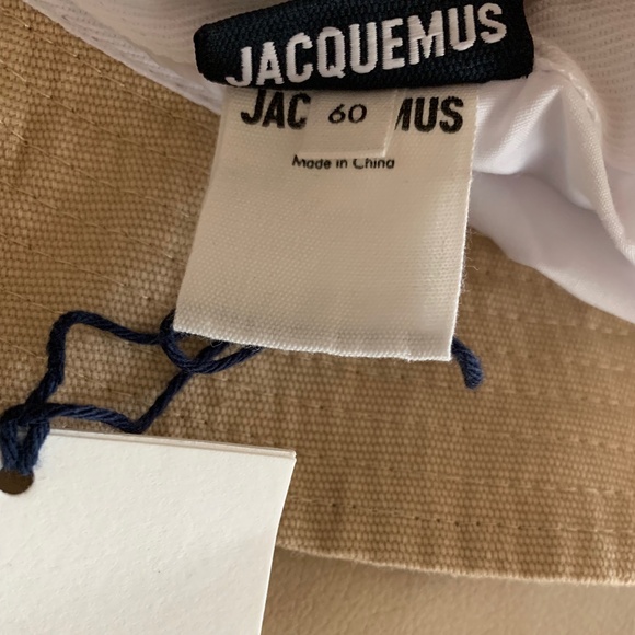 JACQUEMUS Beige Le Papier 'Le Bob Gadjo' Hat - Picture 9 of 11